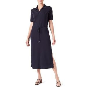 Tommy Hilfiger Dames OPN PLKT LYLL Polo DRS Taille DTL Desert Sky S, woestijn hemel, S