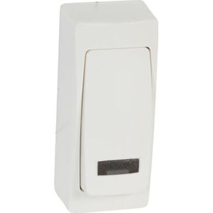 Legrand - OTEO - Knop met Smalle LED-display - Wit - 6A