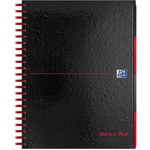 Black n' Red Recycle A4 projectboek (polypropyleen, spiraalbinding)