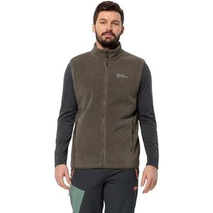 Jack Wolfskin - WALDSTEIG FZ VEST M - Mouwloos Fleecevest - Cold/Koffie