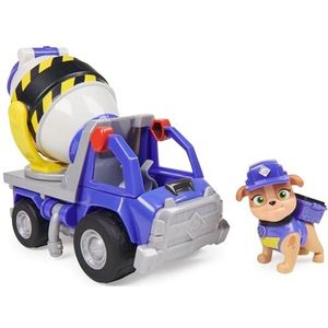 Rubble and Crew, Mix's Cement Mixer speelgoed met beweegbare figuur en mobiel bouwspeelgoed, voor kinderen vanaf 3 jaar