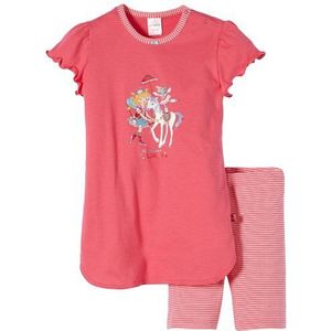 Schiesser Meisjespak kort tweedelige pyjama, rood (pink 504), 140 cm
