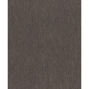 Rasch Behang 84443 - Effen vliesbehang in zwart met textielstructuur uit de collectie Perfecto VI - 10,05 m x 0,53 m (L x B)