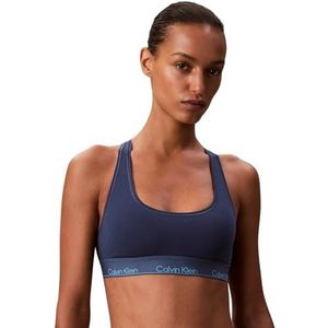 Calvin Klein Dames ongevoerde bralette LV00QF8493 Bralette, blauw (Dark Denim), XXS, Blauw (Donker Denim), XXS