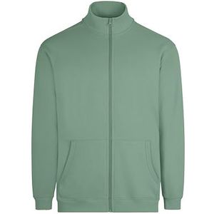 Mukua SZ270U Cooper, uniseks sweatshirt met ritssluiting, saliegroen, maat 2XL, Salie, XXL