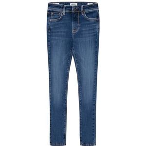 Pepe Jeans PIXLETTE HIGH broek voor meisjes, blauw (denim-xv2), 10 Jaar