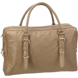 Masquenada Cntmp 7142, dames schoudertassen 42x28x15 cm (B x H x D), grijs taupe 17