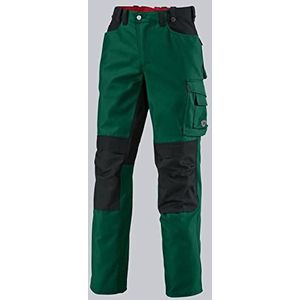 BP Workwear 1789-555-74 werkbroek - elastiek in de rug - tailleplooien - normale pasvorm - maat: 64n - kleur: middengroen/zwart