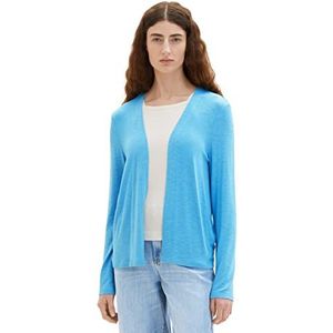 TOM TAILOR Dames 1036778 Longsleeve T-shirt, 21184-Soft Cloud Blue, XXS, 21184 - Soft Cloud Blue, XXS