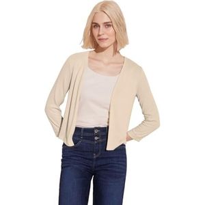 Street One Lichte cardigan voor dames, Licht glad zand, 42
