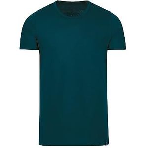 Trigema T-shirt voor dames van katoen/elastaan, saffier, M