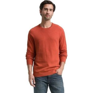 TOM TAILOR - Trui - Oranje - Knitwear - Lange Mouw