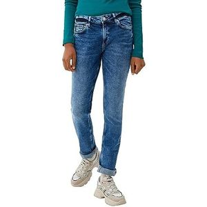 Q/S designed by Damesjeans, pasvorm: Catie Slim Leg, blauw, 32W / 34L