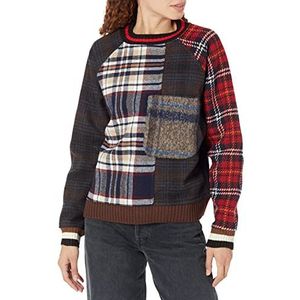 Desigual Sweater voor dames, bruin, XS
