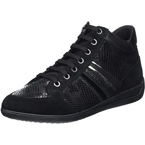 Geox D Myria B Sneakers voor dames, Zwart, 35 EU