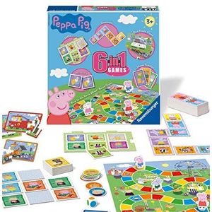 Ravensburger Peppa Pig, 6 In 1 Spel, Vanaf 3 Jaar