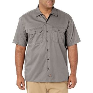 Dickies Heren T-shirt met korte mouwen, Zilver (Zilvergrijs), 3XL grote maten
