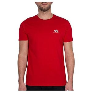 Alpha Industries - T-Shirt - Rbf Red - 100% Katoen - Korte Mouwen