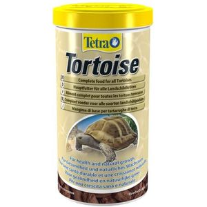 Tetra Tortoise - hoofdvoer voor alle landschildpadden voor de juiste voeding, 1 liter blik