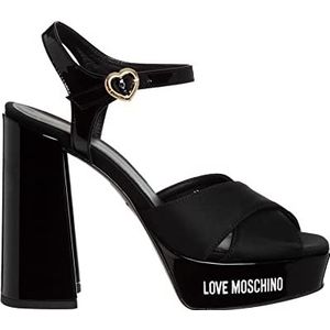 Love Moschino JA1605CG1GIM100A40, damessandalen, zwart, 40 EU, zwart., 40 EU