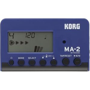 KORG MA2-BLBK LCD Pocket Digital Metronome - Black & Blue