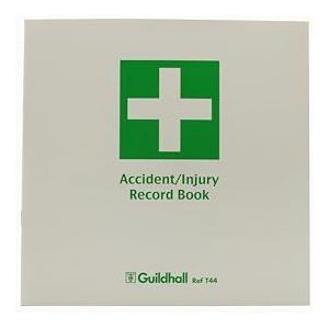 Exacompta - Ref T44Z - Guildhall' Accident/Letsel Record Book (20 pagina's) - 210 x 200 mm groot, 1 ingang per pagina, geperforeerde vellen voor eenvoudige verwijdering, FSC-gecertificeerd