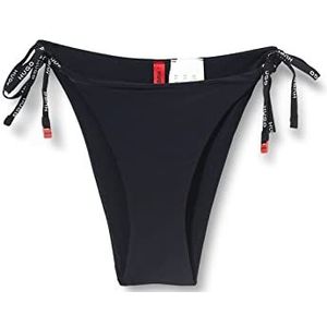 HUGO Dames Pure_Side TIE Bikini_BOT_SIDETIE, Black1, XL, zwart 1, XL