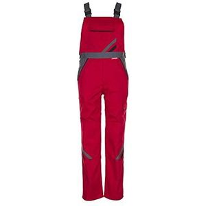 Planam 2336054 Maat 54 ""Highline Tuinbroek - Rood/Leisteen/Zwart