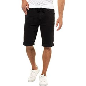 JP 1880 - Superstretch - Bermuda - Zwart - Voor Heren in Grote Maten