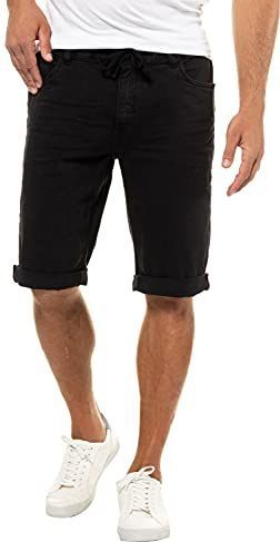 JP 1880 - Superstretch - Bermuda - Zwart - Voor Heren in Grote Maten