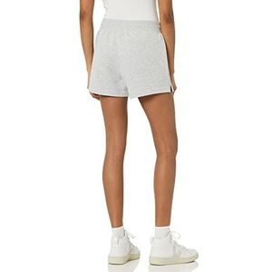 Amazon Essentials Dames Fleece Short, Lichtgrijs Heather, Medium