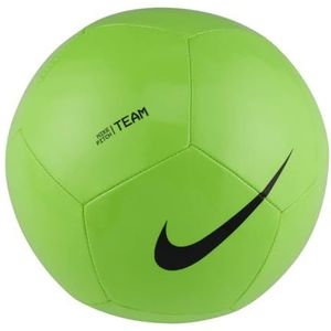 Nike Voetbal Pitch Team Ball, ELECTRIC GREEN/BLACK, DH9796-310, 4