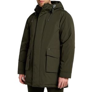 Lee Tactische parka jas voor heren, groen (olive night), S