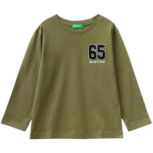 United Colors of Benetton T-shirt voor kinderen en jongens, Capulet Olive 313, 3 jaar