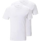 TOM TAILOR heren Basic T-shirt 1008638, 20000 - White, L