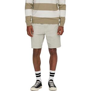 ONLY & SONS Herenshorts, Zilvervoering., S