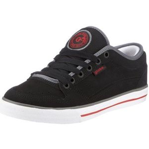 Globe TB GBTB, heren sportschoenen - skateboarding, zwart/rood, (black/red 10036), Schwarz Rot, 49 EU