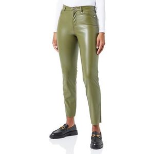Bestseller A/S Onlemily Hw St ANK Faux Leather PNT Noos imitatieleer broek, Winter Moss, (XS) W x 34L