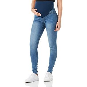Supermom Jegging Eden Over The Belly Jeans voor dames, Blue Denim - P327, 28