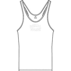 RUSSELL ATHLETIC A31111-UW-001 ZIMETBAUM-Sleeveless Tank Top Dames Wit Maat XL, wit, XL