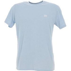 Teddy Smith Heren T-shirt The Tee 1 MC Pastel Blue China Maat M, Pastel Blue China, M