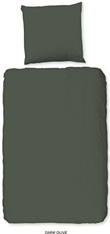 Dekbedovertrek - Grijs - Katoen - Eenpersoons