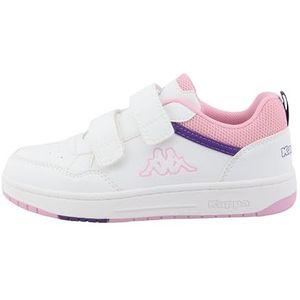 Supremo - Kappa 95k0513002 sneakers voor meisjes, Witte Viola Rose, 34 EU