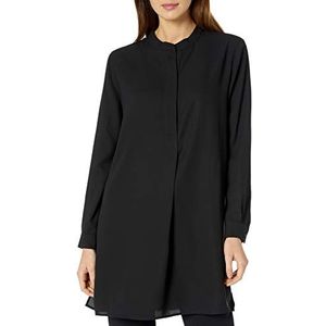 Anne Klein Women's Pop-Over Blouse with Covered Placket and Side Slits