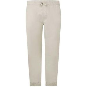 Pepe Jeans Heren Pull On Cuffed Smart Pants Trouser, Beige ((Buff Beige), 36W, Beige (Buff Beige), 36W