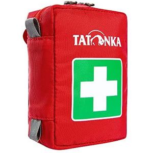 Tatonka First Aid XS - EHBO-tas (zonder inhoud) met verdeeld hoofdvak en riemlus - om zelf te vullen - afmetingen: 10 x 7 x 4 cm (rood)
