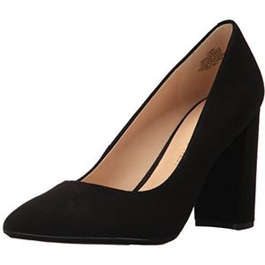 Nine West Women's Astoria Pump, Black Suede, 5 Medium US