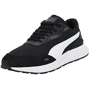 PUMA Runtamed Sneaker voor heren, Puma Zwart Puma Wit Schaduw Grijs, 37 EU