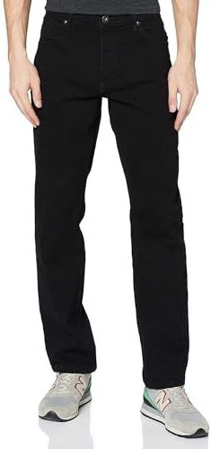 Wrangler heren Authentic Jeans Straight fit spijkerbroek,Rinse,33W / 32L
