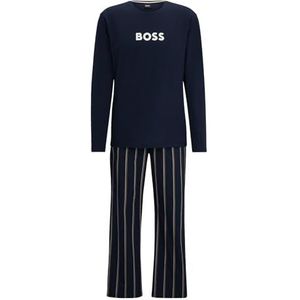 BOSS Easy Long pyjama voor heren, Open Blue460, XXL